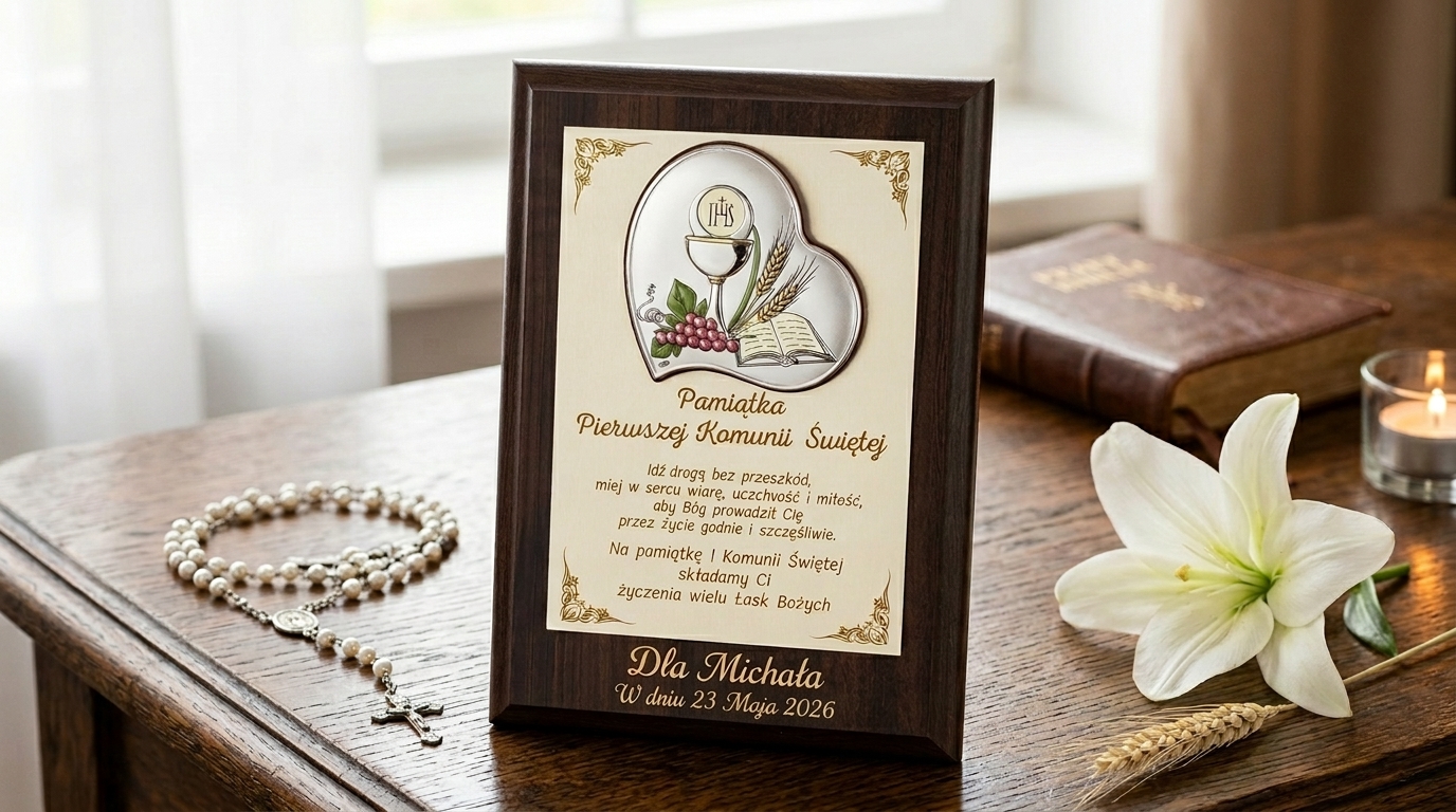 Wyjątkowa pamiątka I komunii świętej - jak wybrać idealny i trwały upominek